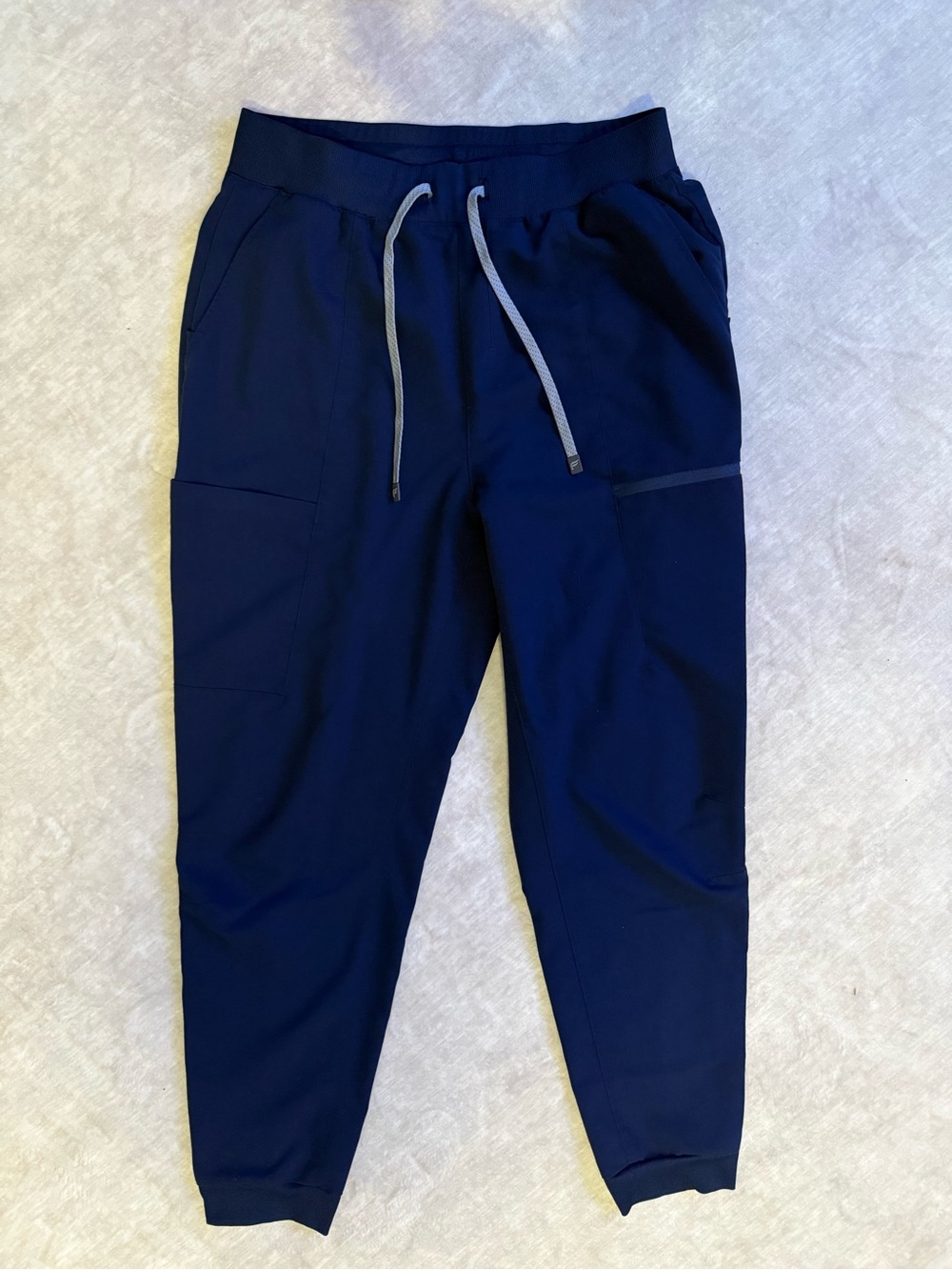 Fabletics Navy Blue Drawstring Joggers Scrub Pants